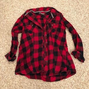 Buffalo Plaid Flannel Shirt